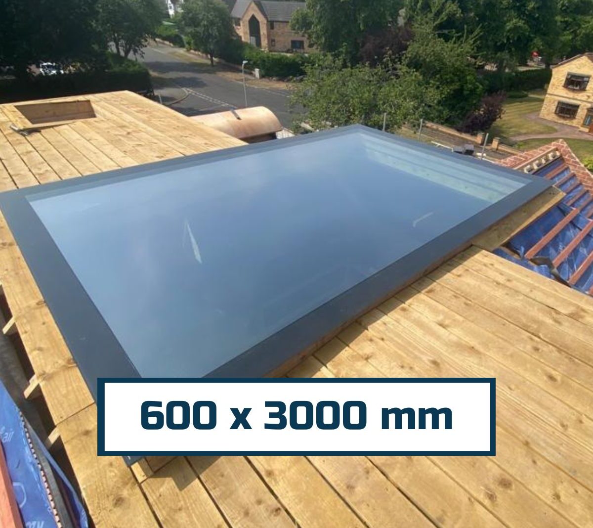 Flat Roof Skylight 600 X 2000 Mm Skylights co uk Flat Roof Skylight 600 X 2000 Mm Skylights co uk