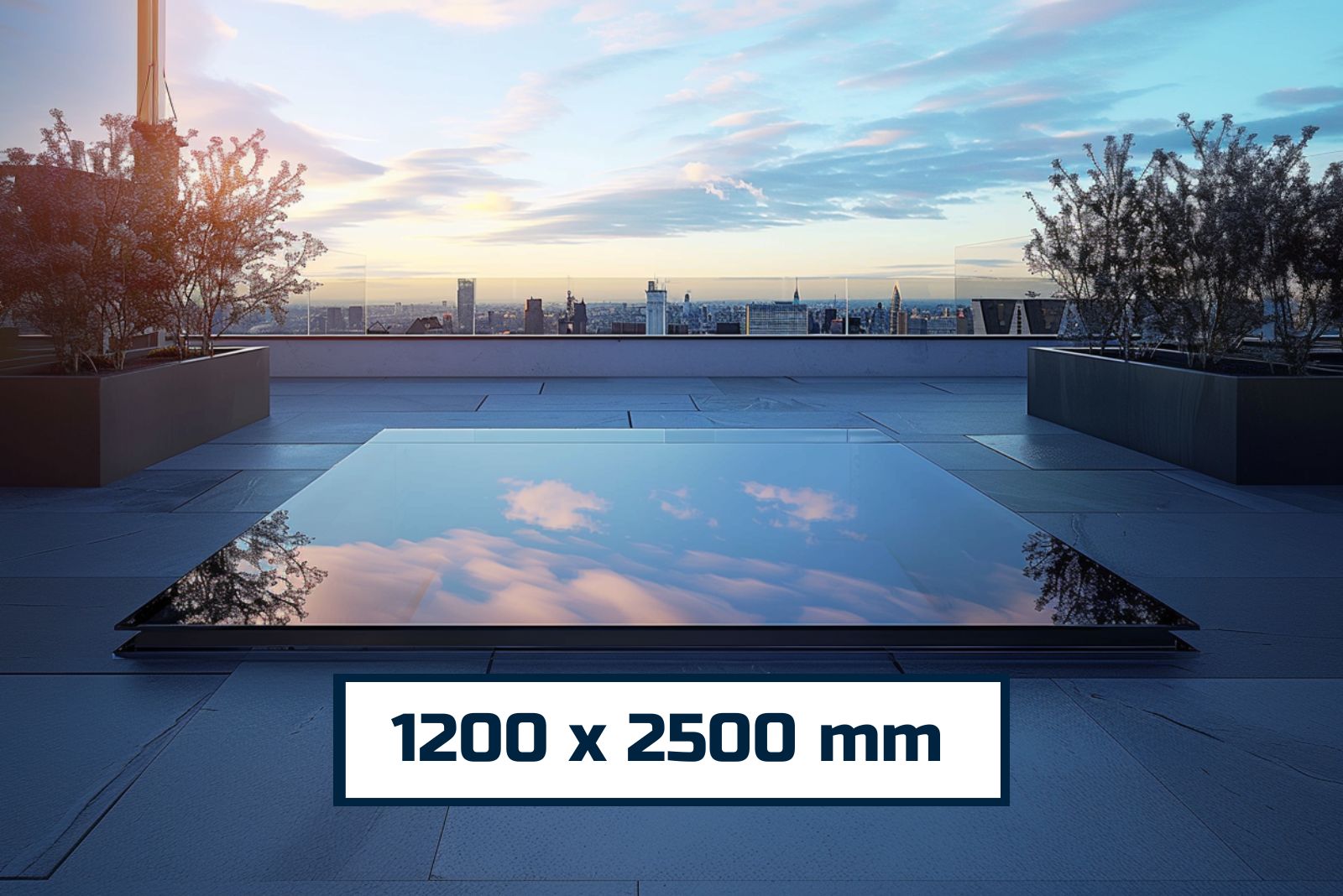 1000 X 1500 Mm Pitched Roof Skylight Tiled Roof Installation Kit