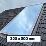 premium pitched roof rooflight 300 x 300 mm for compact sloped roof glazing