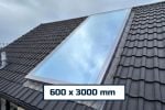 600x3000mm Pitched Roof Window (6°-45°) | Fixed Triple Glazed Skylight | 0.9 U-Value | KingsView
