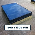 600x1800mm Aluminium Rooflight | Flat & Pitched Roof Window | Double Glazed Glass | KingsView