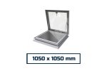Polycarbonate Dome Skylight Access Hatch 1050 x 1050 mm