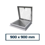 Polycarbonate Dome Skylight Access Hatch 900 x 900 mm