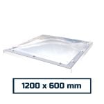 Polycarbonate Fixed Dome Skylight 1200 x 600 mm