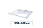Polycarbonate Opening Dome Skylight 1050 x 600 mm