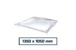 Polycarbonate Opening Dome Skylight 1350 x 1050 mm