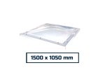Polycarbonate Opening Dome Skylight 1500 x 1050 mm