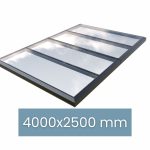 Framed Modular Rooflight 4000 x 2500 mm