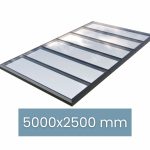 Framed Modular Rooflight 5000 x 2500 mm