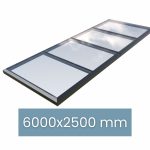Framed Modular Rooflight6000 x 2500 mm
