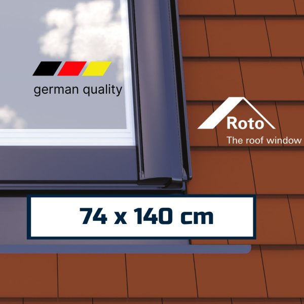 EDP Flashing for insulated ROTO Pitched Roof Window 74 x 140 cm
