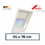 ZRV Manual Blackout Roller Blind Light Beige for ROTO window 54 х 78 cm