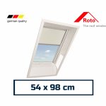 ZRV Manual Blackout Roller Blind Light Beige for ROTO window 54 х 98 cm