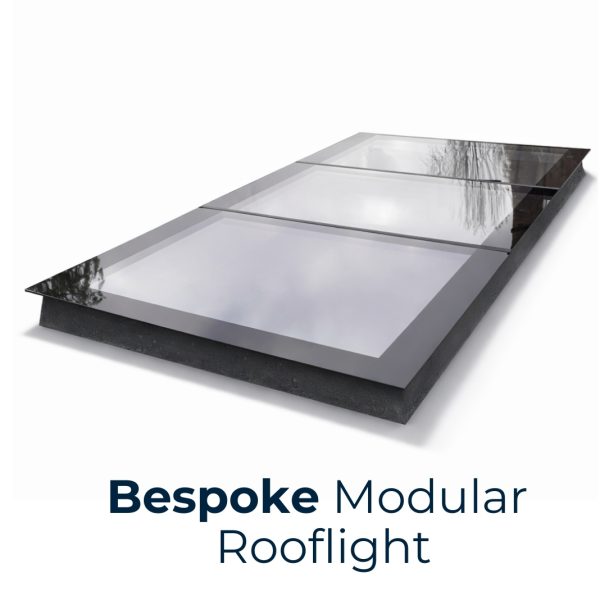 Bespoke Modular Rooflight | Custom Size Frameless Skylight | Flat & Pitched | KingsView