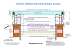 Custom Size Electric Opening Bespoke Skylight Roof Window - Image 7