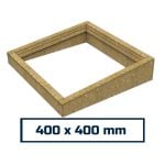 Inclined Insulated Upstand for Flat Roof Skylight 400 x 400 mm