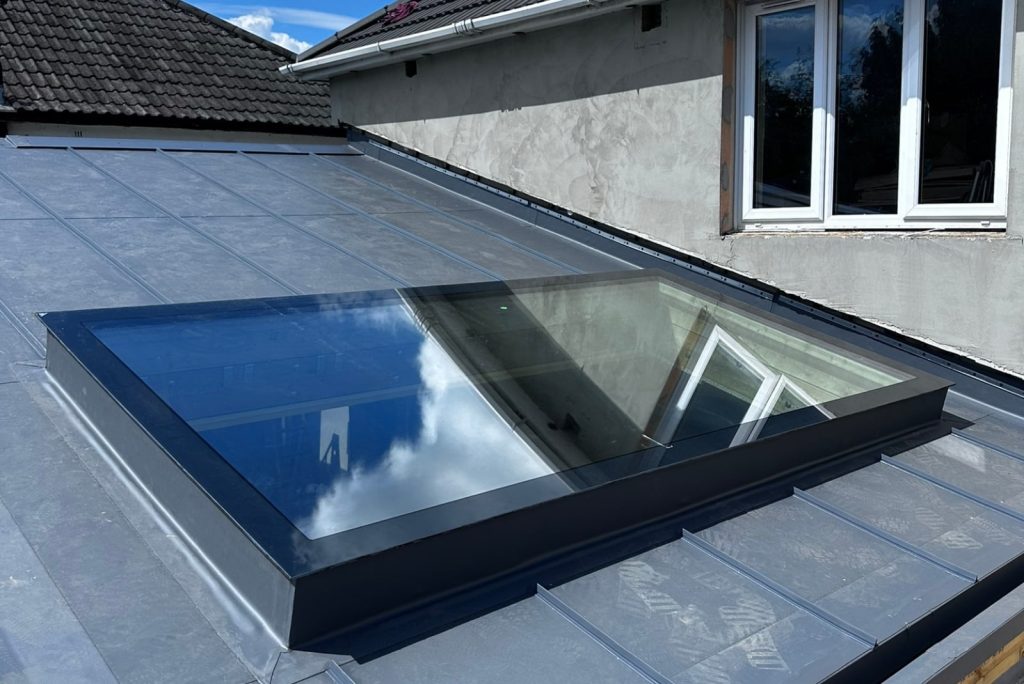 Pitched roof skylight in London