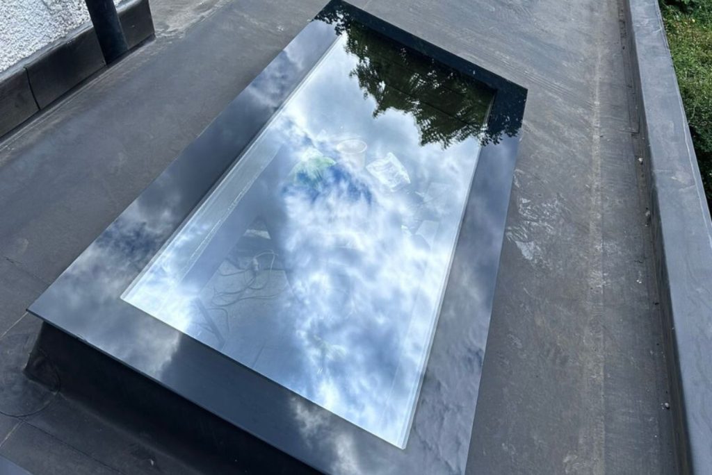 Pitched roof skylight window in London