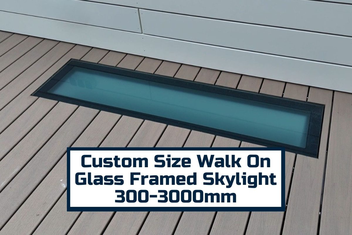 Custom Size Framed Walk On Bespoke Skylight Roof Window - Image 1