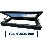 Roof Access Skylight Window – Modern Skylight for Roof Access on White Background