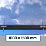 Opening Flat Glass Rooflight 1000 x 1500 mm