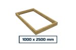 Insulated Upstand for Pitched Roof Skylight 1000 x 2500 mm