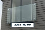 Juliet Balcony System with Glass Adapters 1300 х 1100 mm