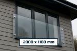 Juliet Balcony System with Glass Adapters 2000 х 1100 mm