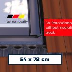 EDH Flashing for non-insulated ROTO Pitched Roof Window 54 x 78 cm