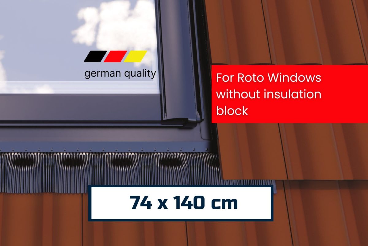EDH Flashing for non-insulated ROTO Pitched Roof Window 74 x 140 cm - Image 1