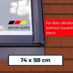 EDP Flashing for non-insulated ROTO Pitched Roof Window 74 x 98 cm