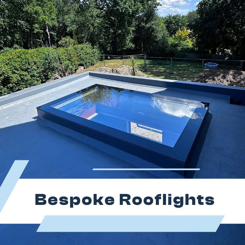 Bespoke rooflights custom-made in any shape or size by Skylights.co.uk