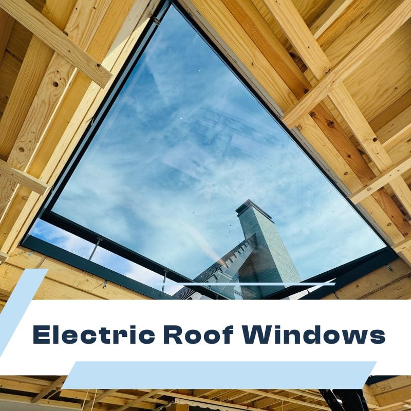 Electric roof windows for pitched roofs with smart controls by Skylights.co.uk