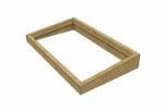 Inclined Insulated Upstand for Flat Roof Skylight 1000 x 1500 mm - Image 5