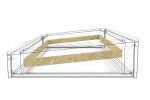 Inclined Insulated Upstand for Flat Roof Skylight 1500 x 2000 mm - Image 2