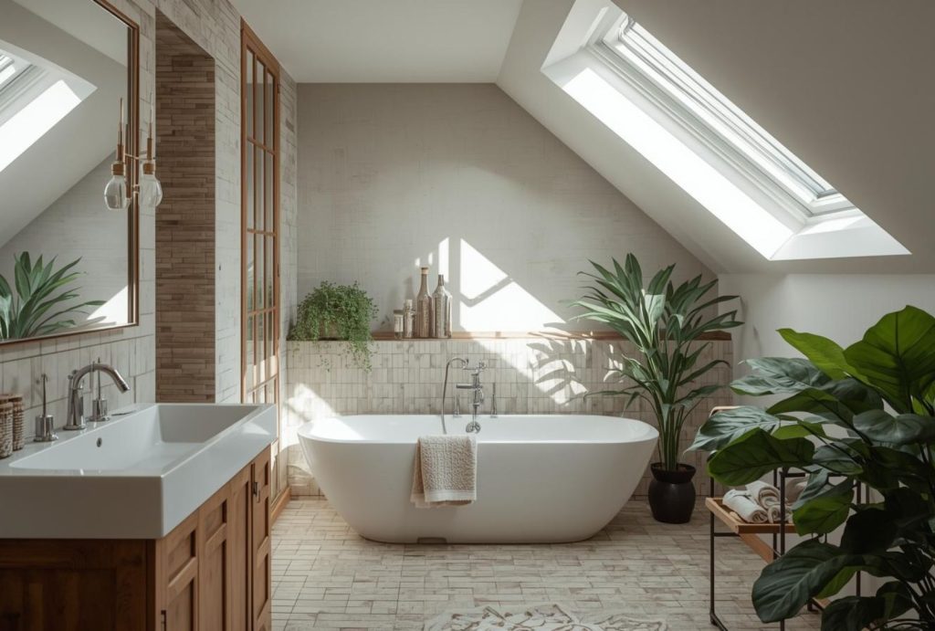 Roof windows in bathrooms and wet rooms