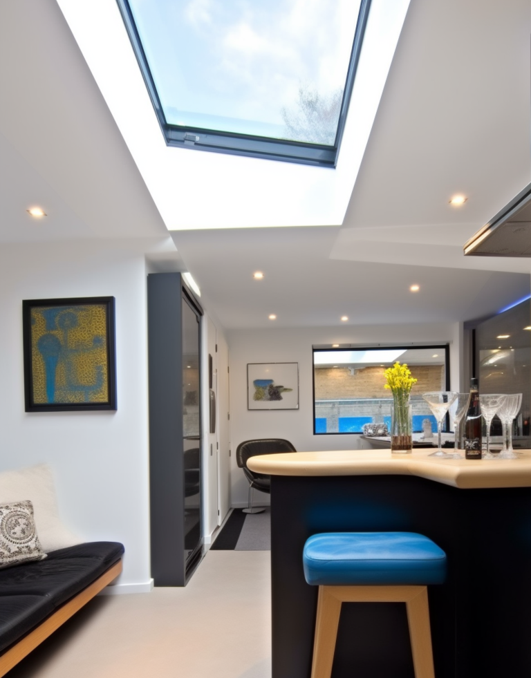 skylights-above-kitchen-island