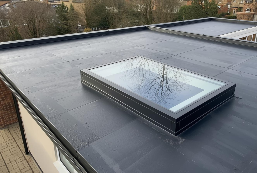 flat-roof-framed-skylight-rooflight