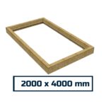 Insulated Upstand for Regular Roof Lantern 2000 x 4000 mm