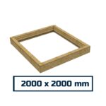 Insulated Upstand for Square Roof Lantern 2000 x 2000 mm
