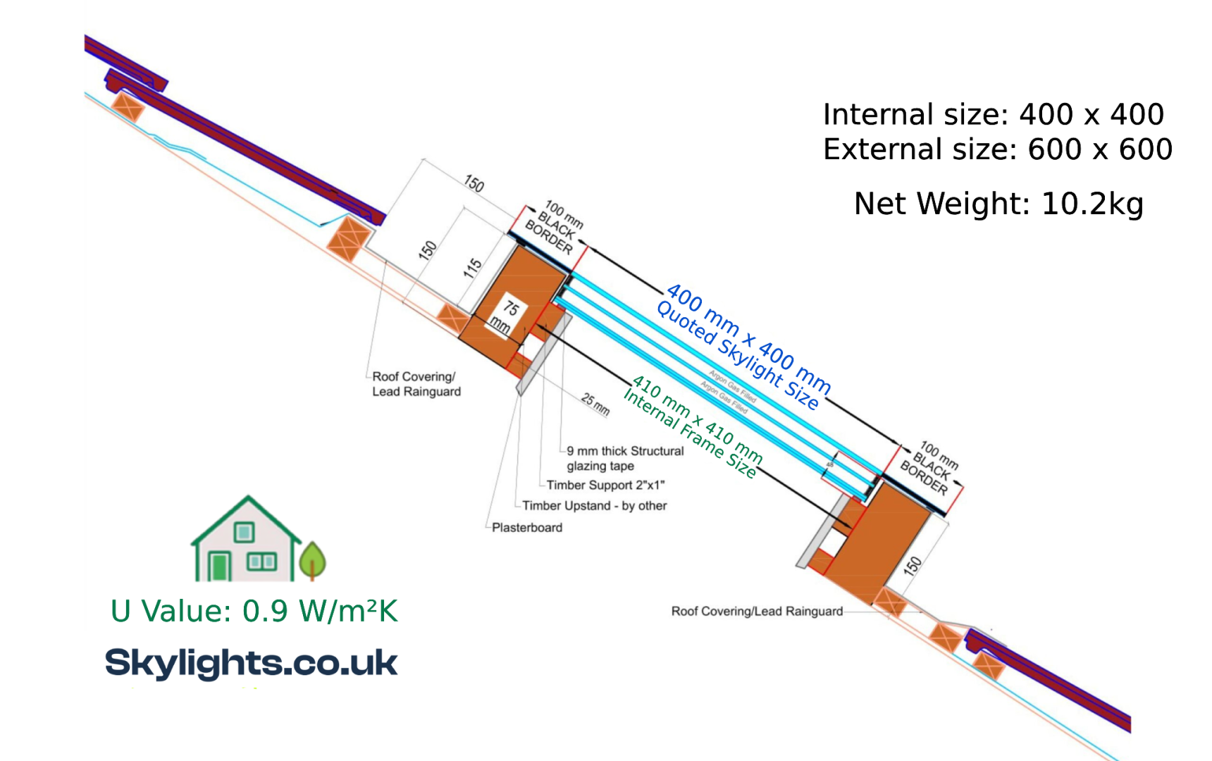 pitched-roof-skylight-window-drawing-description-regal-glass-400-x-400-mm-new