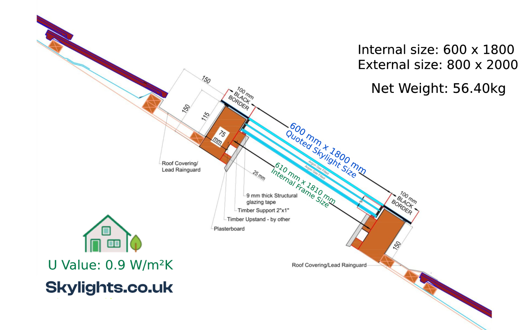 pitched-roof-skylight-window-drawing-description-regal-glass-600-x-1800-mm-new